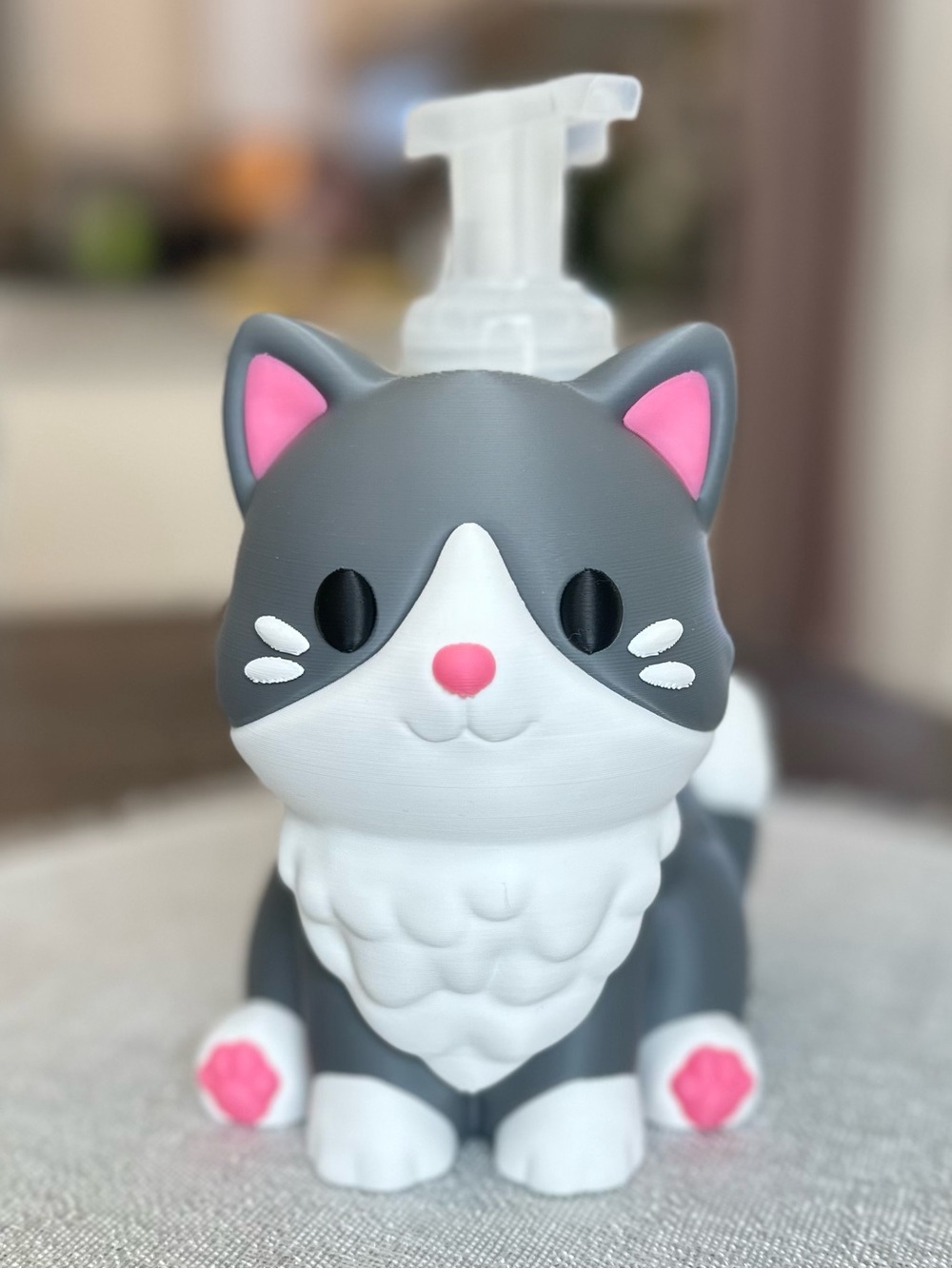 Cat Kitten Soap Holder for Bath & Body Works Foaming Bottles